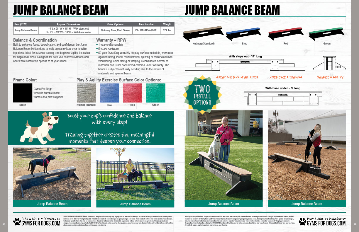 2026 GymsForDogs Spec JumpBalanceBeam 2026 GymsForDogs Spec JumpBalanceBeam