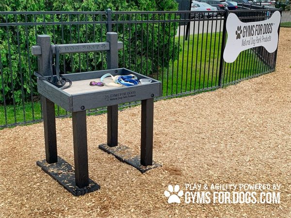 Dog Playground Equipment Leash Post Toy Box Main