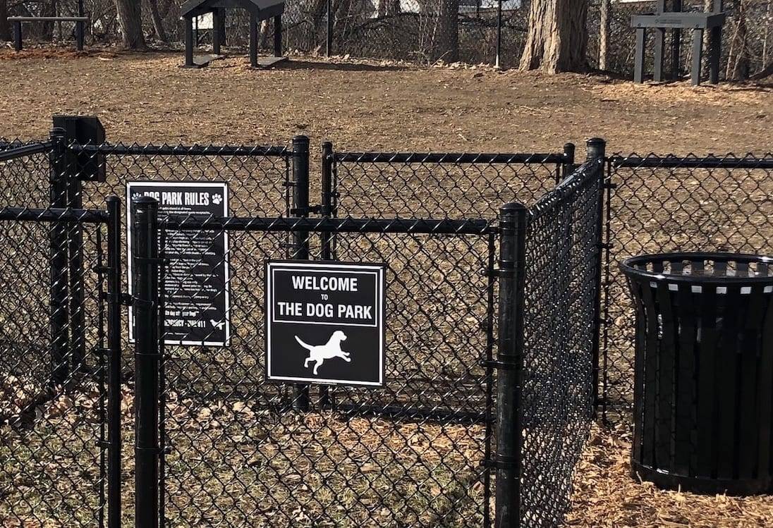 dog park signs
