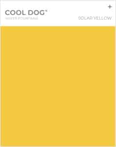cool dog water fountains solar yellow