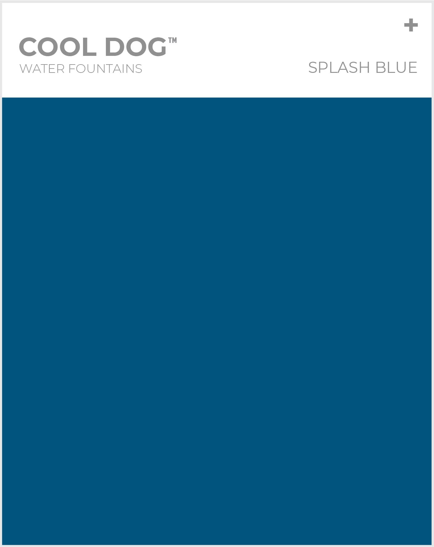 Cool Dog Water Fountains - Splash Blue