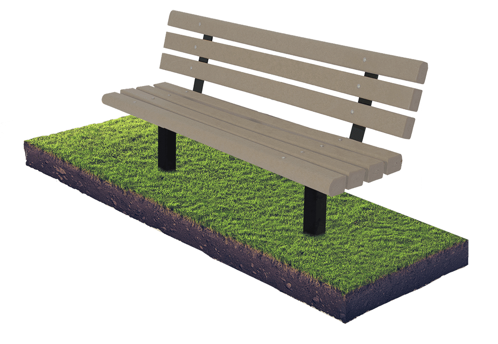 Gyms For Dogs 4 ft Trail Bench IG Nutmeg