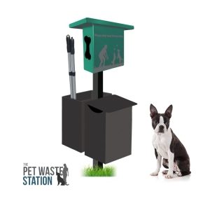 pet waste station in ground
