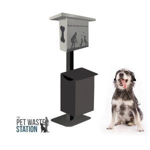 pet waste station surface mount