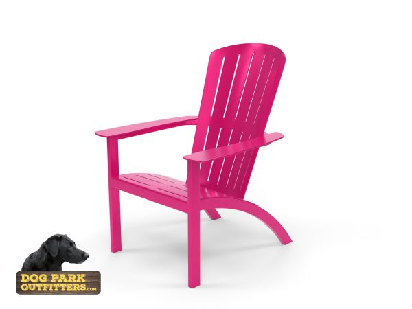 Adirondack Chair Dog Park Chair Bright Pink Playful Aluminum