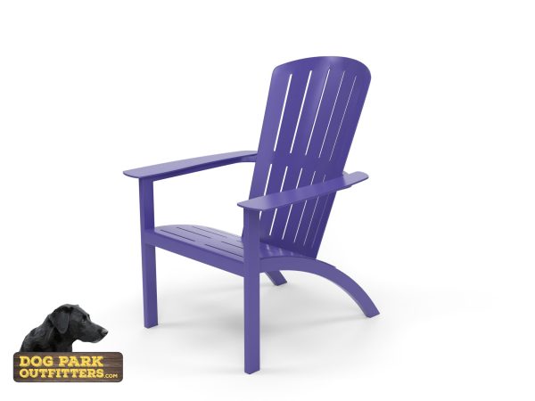 Adirondack Chair Dog Park Chair Bright Purple Playful Aluminum