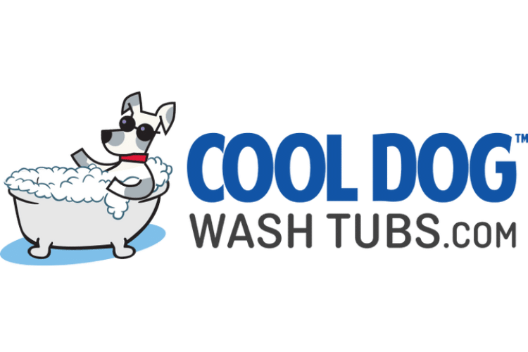 cool dog wash tub Logo