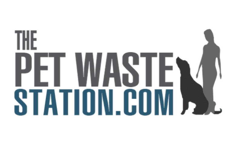 pet waste station Logo