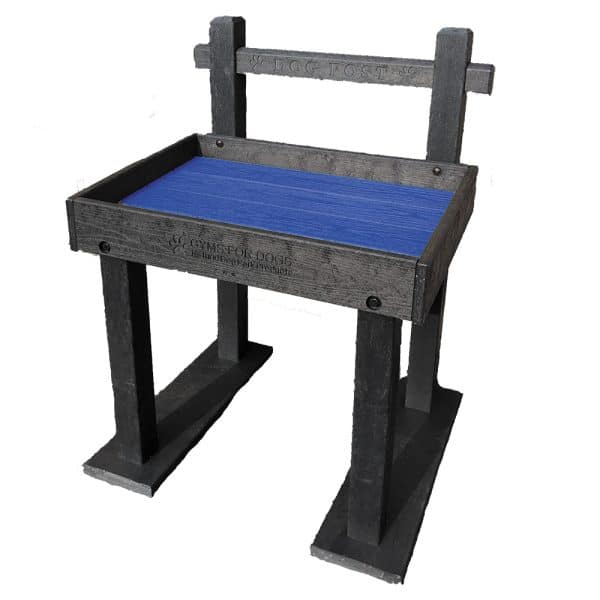 Dog Post Leash Post Toy Box Blue PG19 1jpg - Gyms For Dogs Dog Post Leash Post Toy Box Blue PG19 1jpg