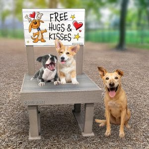 dog park products the kissing booth