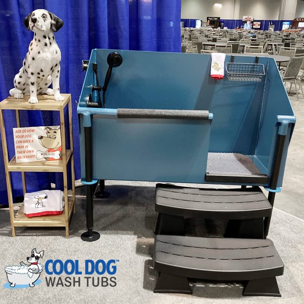 Blue CoolDogWashTubs Expo