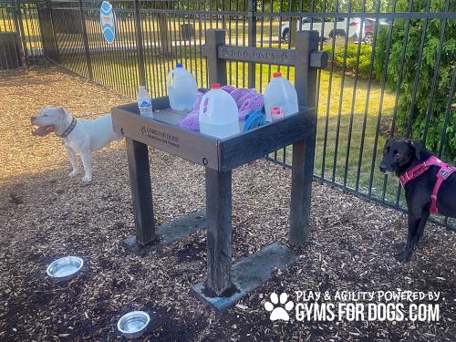 dog-playground-equipment-leash-post-toy-box-1